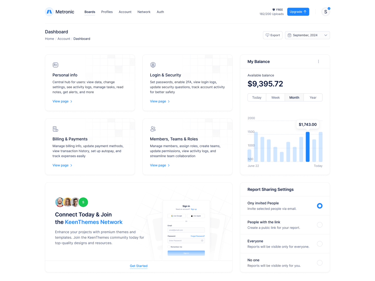 Dashboard Preview